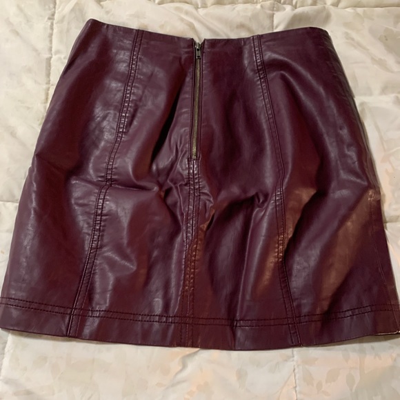 Free People Leather Skirt - Picture 5 of 6